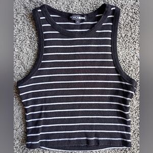 Fashion Nova Striped Crop Top